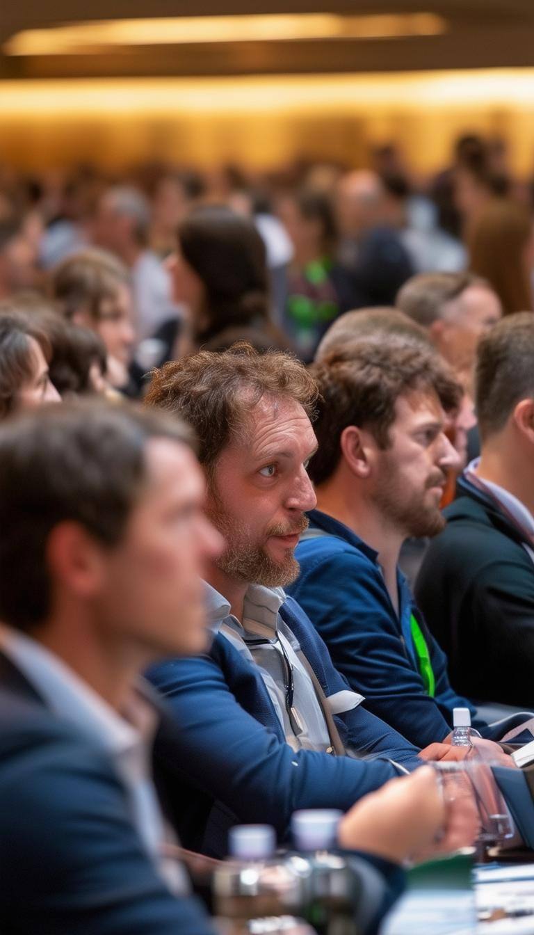 people in a conference event