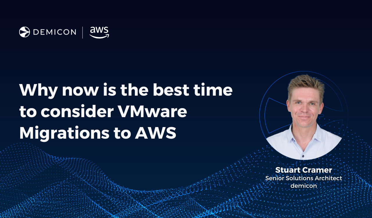 Promotional Image for VMware Migrations to AWS