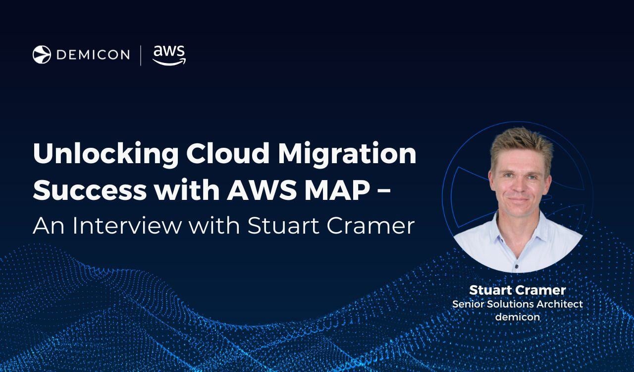 Promotional Image for Unlocking Cloud Migration Success with AWS MAP