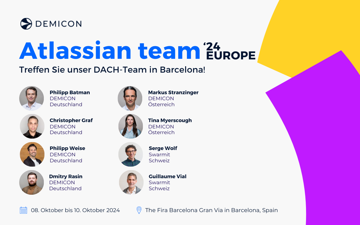 Atlassian team '24 Europe: Bekommt die Chance auf ein kostenloses Ticket und trefft unsere Experten!