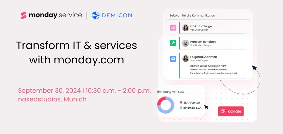 monday.com Event in Munich: Discover the New monday service